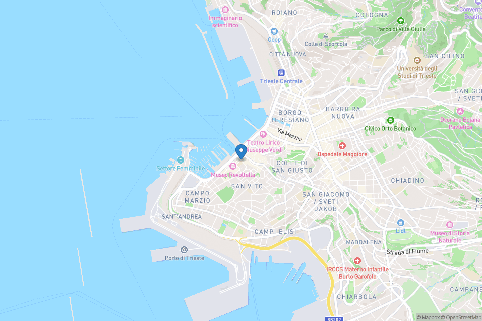 Piccola Università Italiana - Triest - Open Street Map