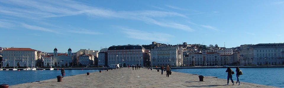 Ausblick auf die Altstadt Triest